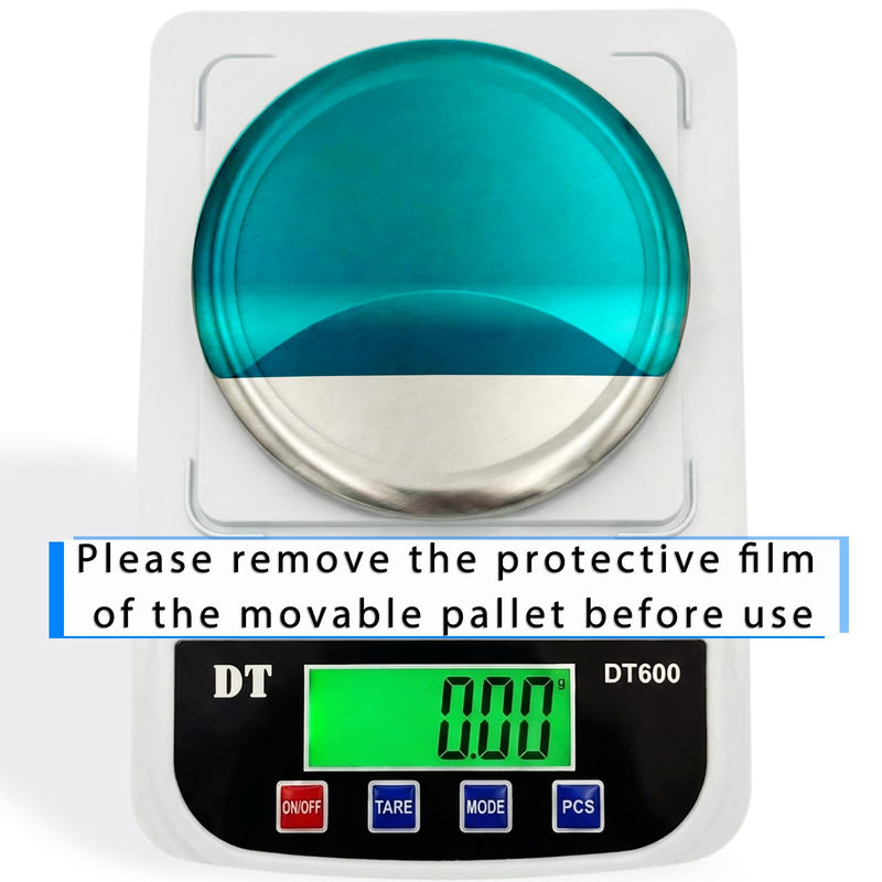 Digital Lab Scale 1000g x 0.01g High Precision Analytical Balance Electronic Scale, LCD Display and Counting for Laboratory Jewellery Kitchen Scientific