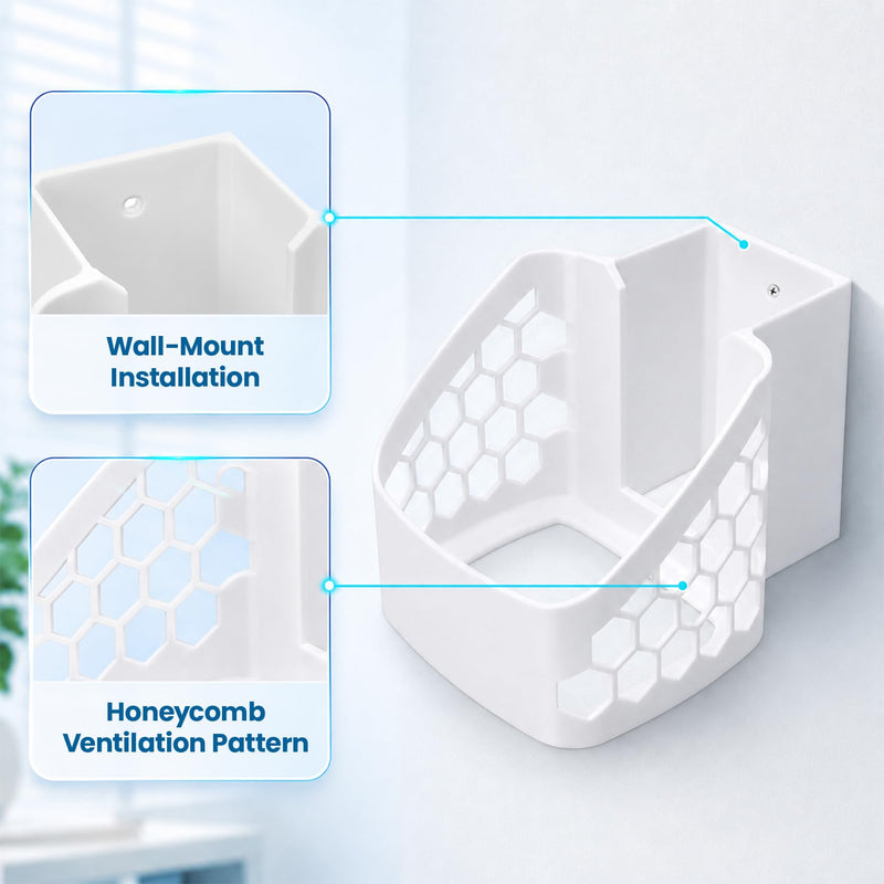 Wall Mount Bracket for Xfinity Comcast XB8 Modems, Space-Saving Holder for Home & Office, Secure Mounting Solution, Improves Airflow, Easy to Install
