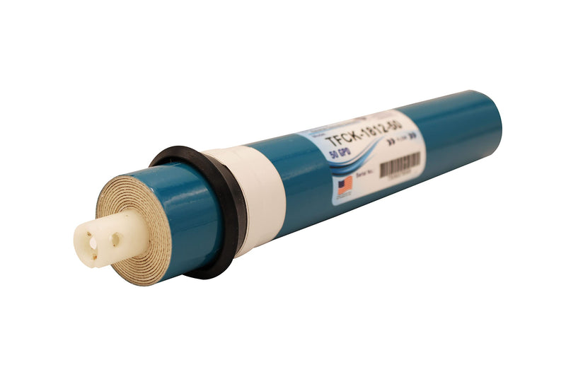 PureT TFCK-1812-50, Reverse Osmosis Semipermeable Membrane Filter - 50 Gallon per Day Capacity - Water Filter for Sediment, Mineral and Chemical Purification, Lifetime 2 Years 50 Gallons per Day