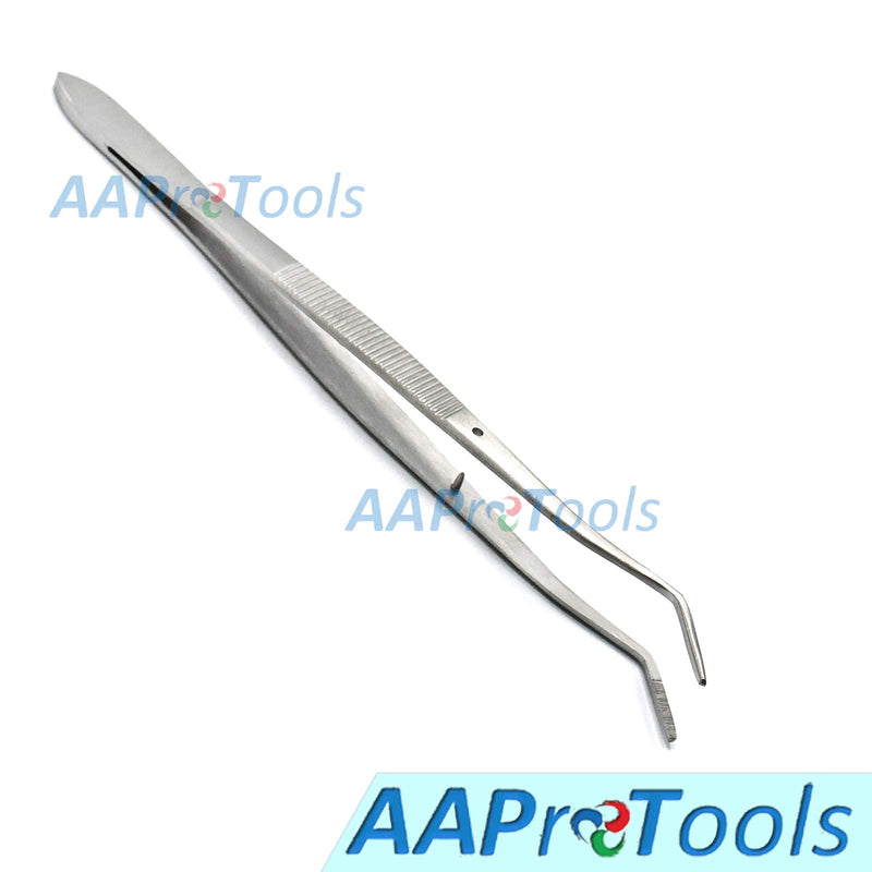 Meriam Foil Dental Cotton Tweezer Serrated Angled Beak Dressing Pliers Surgi Forcep Diagnostic Instruments