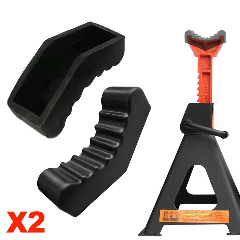 6Ton Car Jack Stand Rubber Pad Slotted Lift Floor Adapter Repair Tool Frame Rail Pinch Weld Lifting Universal Repair Tools Safety Grip Pads 6 Ton