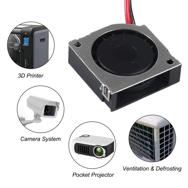6pcs DC 20mm Fan 5V 2006/20x20x6mm Sleeve Bearings Brushless DC Cooling Blower Fan with 2 Pin Terminal for 3D Printer Parts