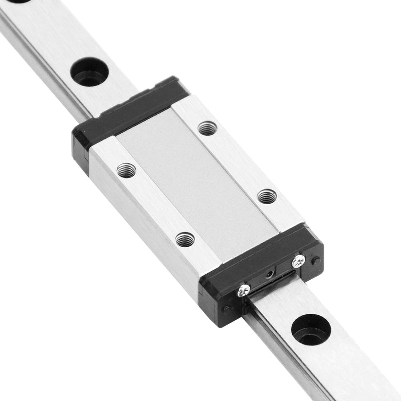 [2 Pack] MGN9 300mm Linear Sliding Rail Guide with 2pcs MGN9H Linear Bearing Sliding Carriage Block for 3D Printer and CNC Machine MGN9-H 300mm/11.81inch