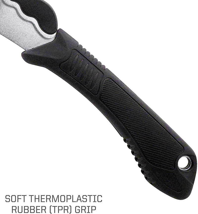 SOG Folding Saw - Wood Saw, Hand Saw, Pruning Saw and Camping Saw with 8.25 Inch Removable Blade and Compact Sheath for Foldable Saw (F10N-CP) , Black
