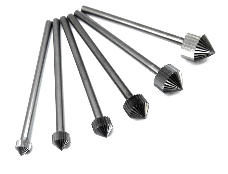 Jewelry Setting Burs Fig 413 Jewelers Stone Setters Bur 040-080 Large 6 Pc Set