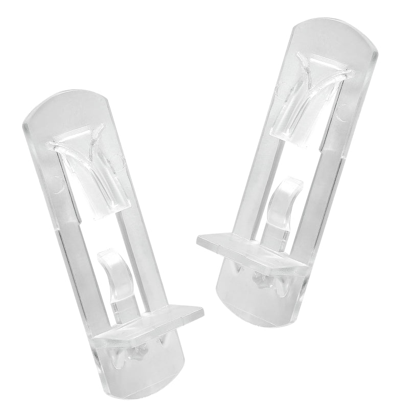 Biaungdo 12 Pcs Plastic Locking Shelf Support Pegs, 5mm Clear Cabinet Shelf Pins Self-Locking Cabinet Shelf Pegs Clips for Kitchen Furniture Bookcase Closet(Fit 5mm Diameter Hole & 3/4 Inch Shelf) 5mm x 3/4"