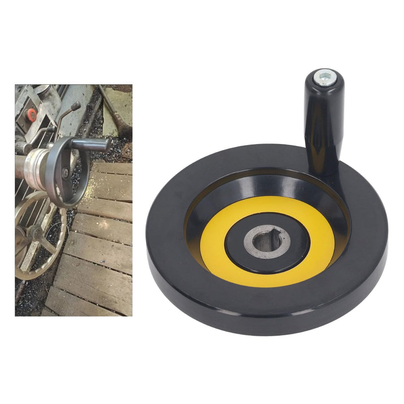 Saw Handwheel, 14mm Center Hole 125mm Outer Diameter Lathe Handwheel, Milling Machine Hand Wheel Grinder Handwheel Power Tool Handwheel