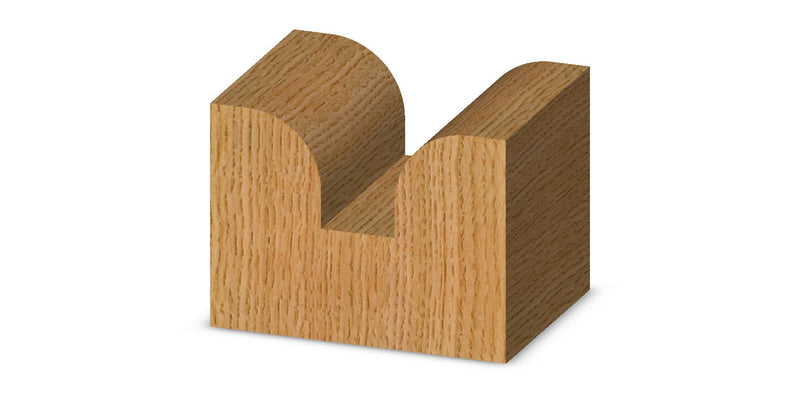 Whiteside Router Bits 2052 Plunge Round Over Bit with Plunge Point 1/4-Inch Radius, 3/4-Inch Large Diameter and 1/4-Inch Small Diameter
