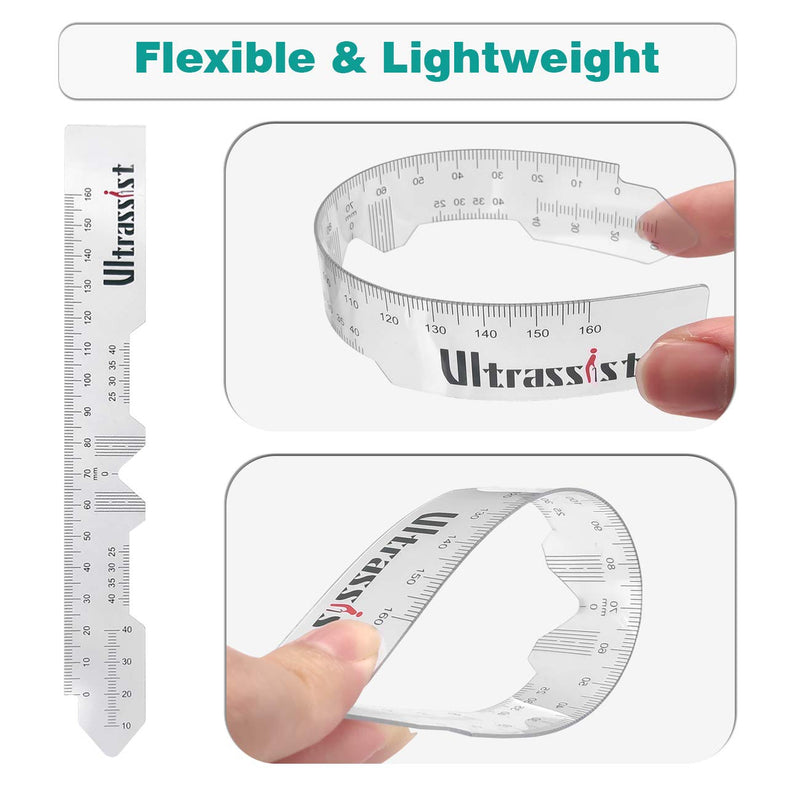 Pupillometers for Measuring Pupillary Distance (PD) with Electronic Instruction Manual, Transparent PD Ruler, Essential Tool for Single PD or Dual PD Measurement - NewNest Australia