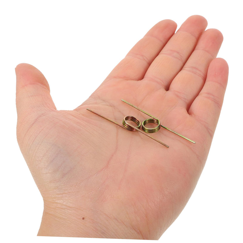 10Pcs Torsional Springs for Trash Can Lid Replacement Torsional Spring Parts Springs for Repairing Garbage Can Lids Torsional Spring Assortment 5.00X0.80X0.30CM Multi