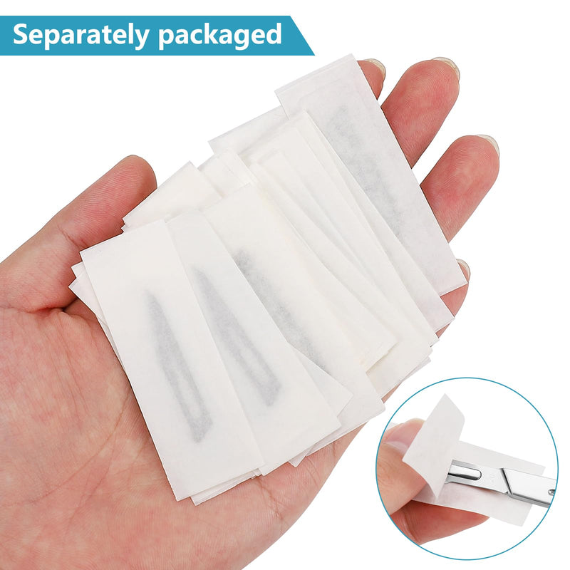 99PCS Surgical Blades Kit, #10#11#12#15#20#21#22#23#24 Surgical Sterile Blades for dermaplaning, Art Carving Blades with 9 Stainless Steel Handles, Laboratory Blade Lab Knives Handle(9PCS)+Blades(90PCS)