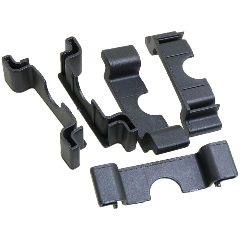 Heyous 30PCS Anti Cut Protection End Cap Protector Black 35mm Terminal Block DIN Rail Suitable for Industrial and Hardware Fitting 35mm DIN Rail End Mounting