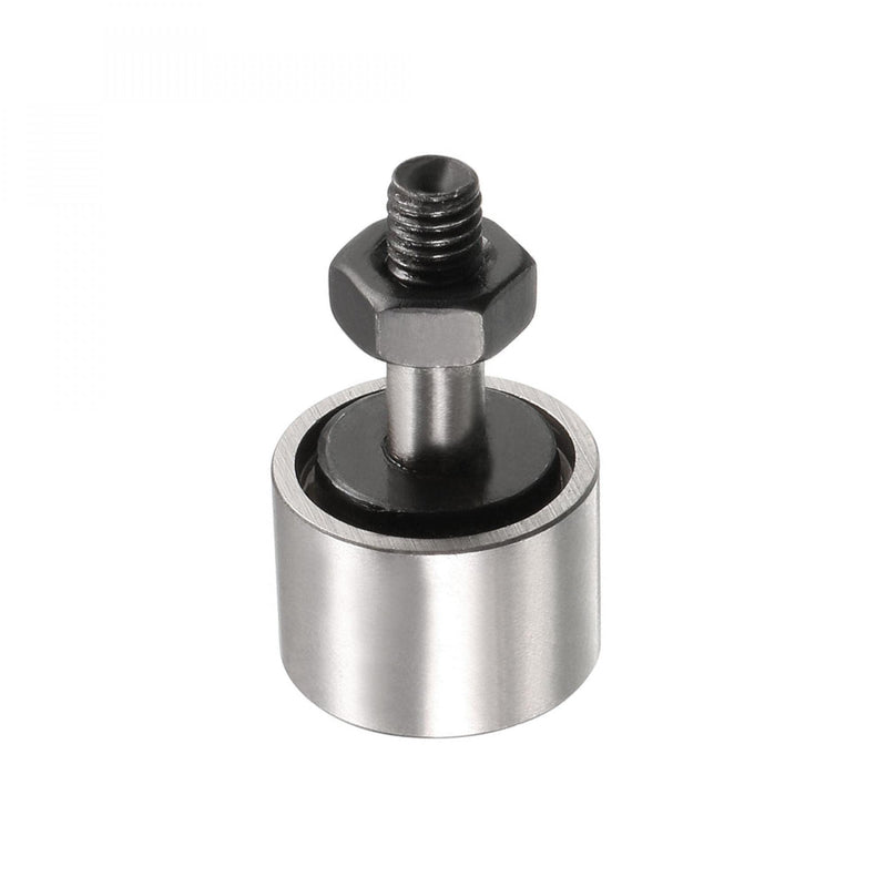 uxcell CF3 Cam Follower KR10 Needle Roller Bearing, 10mm Roller Diameter, 8mm Roller Width, M3 Standard Stud