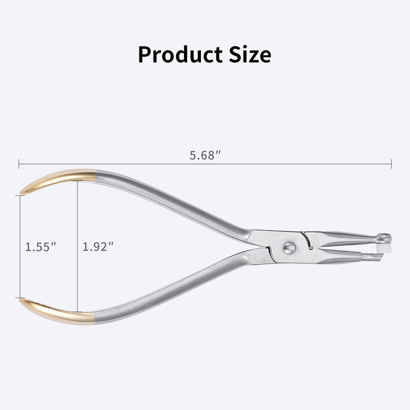 Dental Adhesive Removing Pliers, Orthodontic Bandage Remover Forceps Dental Surgical Instrument Tool Tooth Pulling Kit for Dentist - Easy to Use and Portable
