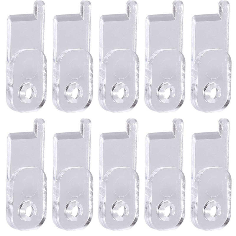 YLOVAN Toggle Switch Plate Cover Guard 10 Pack Clear - Security, Circuit and Child Protection for Indoor/Outdoor Wall Plate Covers