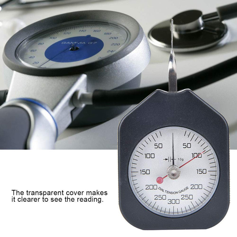 Double Needle Dial Tension Meter Tension Meter Dial Tension Gram Force Tensiometer Measuring Tool Plastic(-150-2)