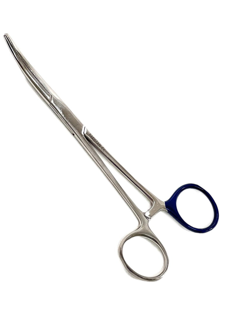 Premium Hemostat Locking Forceps 3 Curved and 3 Straight Stainless Steel