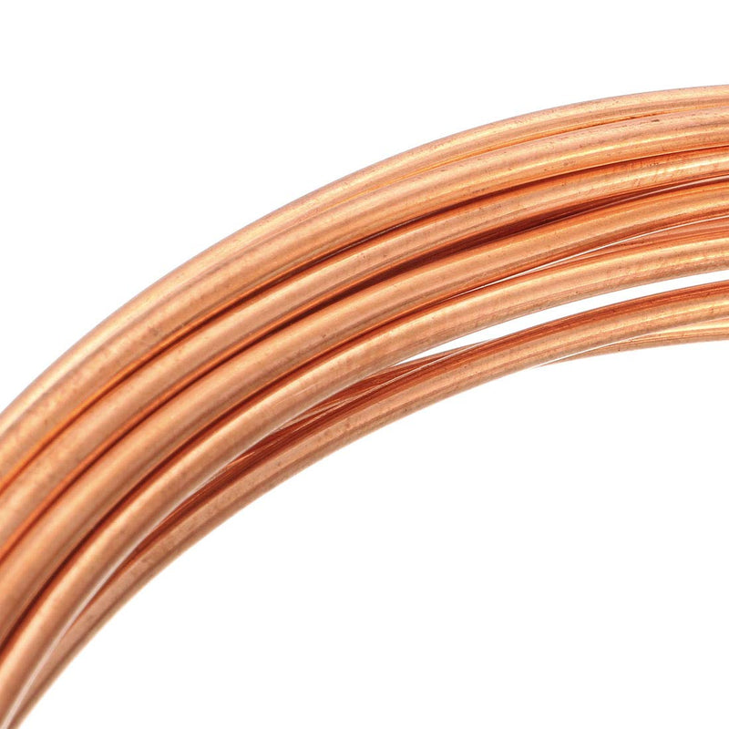 uxcell Refrigeration Tubing 1/8" OD x 5/64" ID x 6.5 Ft Length Soft Coil Copper Tubing 1/8 Inch