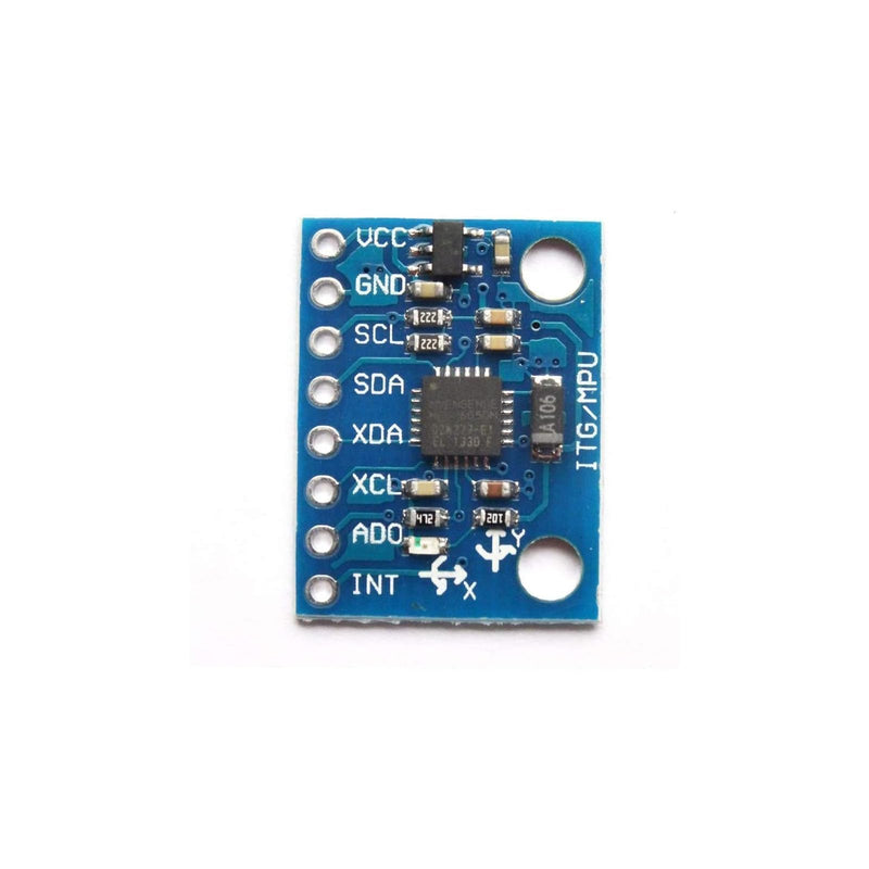 3 Pieces of GY-521 MPU-6050 MPU6050 3-Axis Accelerometer Gyroscope Module 6 DOF 6-Axis Accelerometer Gyroscope Sensor Module with 16-bit AD Converter Data Output IIC I2C for Arduino