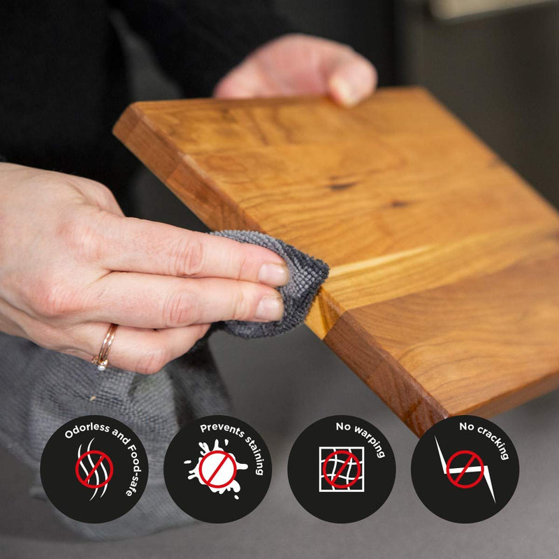 Cutting Board Food Grade Mineral Oil (8,5 oz) - Revitalize Cutting Board, Butcher Block, Countertops and Wood Utensils - Food Safe - Made in North America