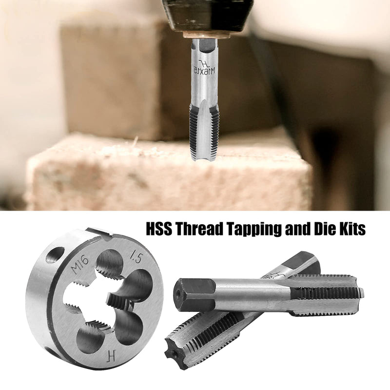 M16x1.5 Tap Metric Tap and Die Set Right Hand Thread Tap and Die Set