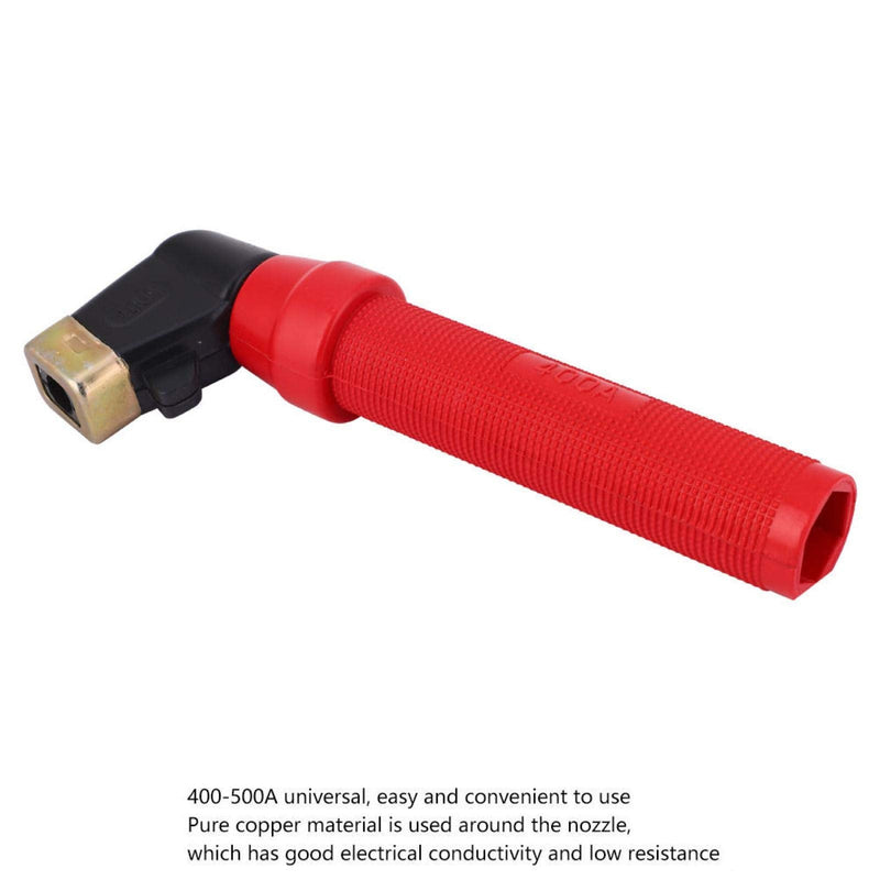 Welding Electrode Holder, 400A American Style Welding Stinger, Welding Electrode Rod Full Copper Heavy Duty Electrode Clamp Accessories for Welding Machine