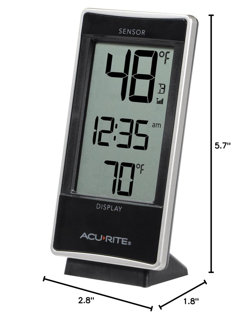 AcuRite 01090M Multi-Sensor Thermometer with 3 Indoor/Outdoor Temperature Sensors
