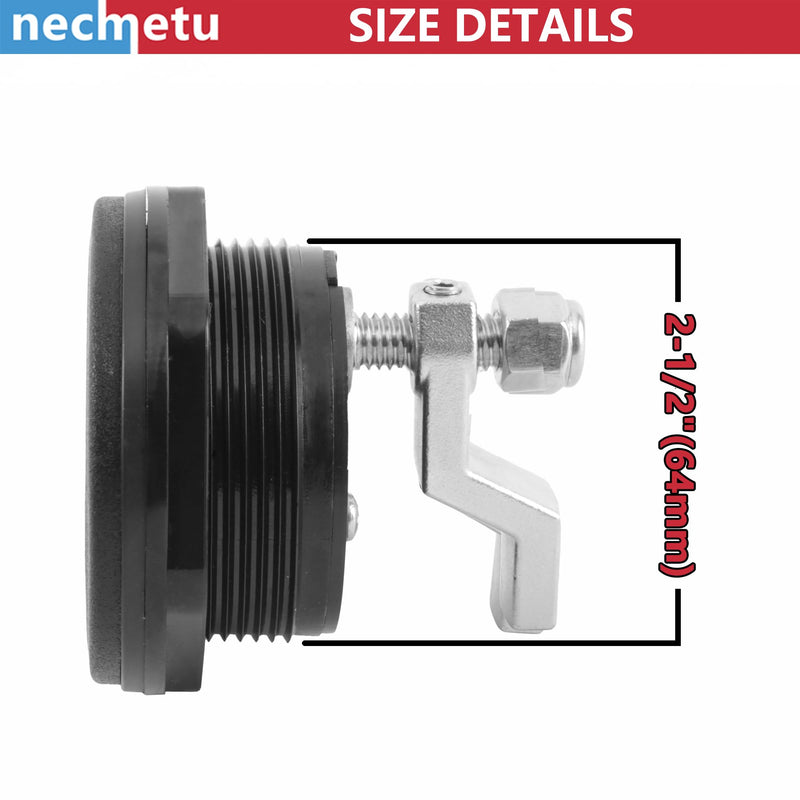 Surface Mount Lock Fits 2-1/2" Hole, Boat Cam Latch Flush Mount Latch, Mount Locking Latch-3/4 to 2-3/8" Cam Bar Key locking
