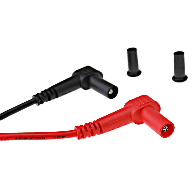 SMD Testing Tweezers Probe Test Pen Inductor Components Tweezers Clip Measure Compatible with Multimeter Tester