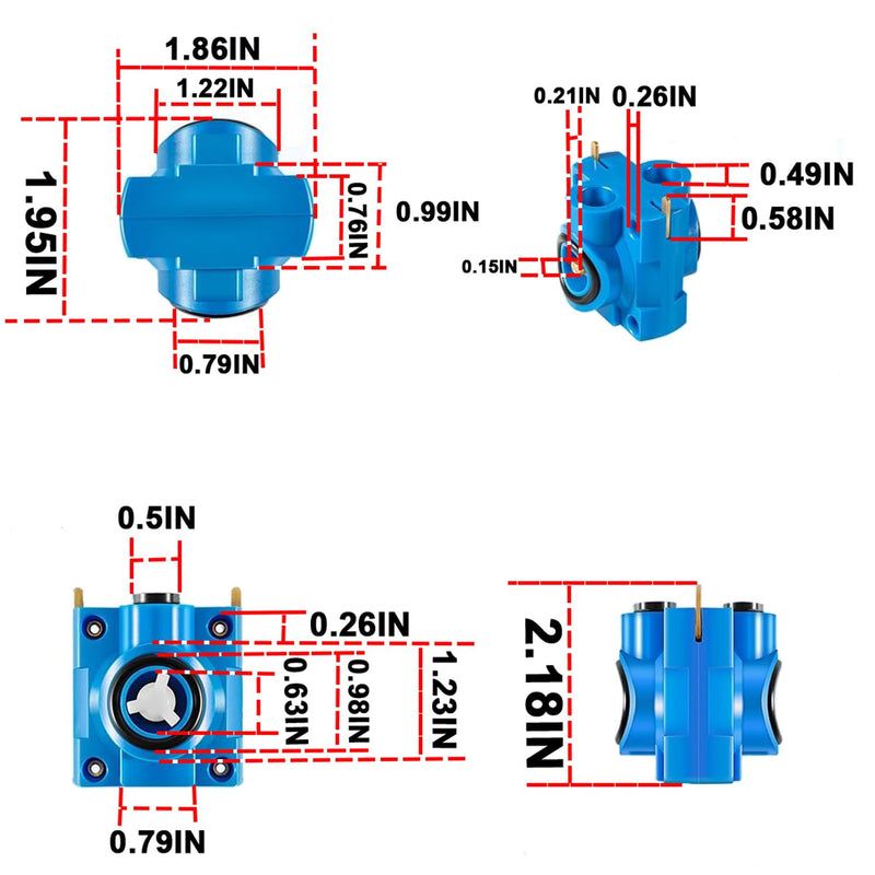 Replace for 410-183 Shower Balancing Kit suitable for Powers 400 and 410 Series tub & Shower Valve