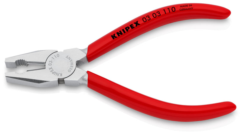 KNIPEX Tools 03 03 110 Mini Combination Pliers, 4-1/4"