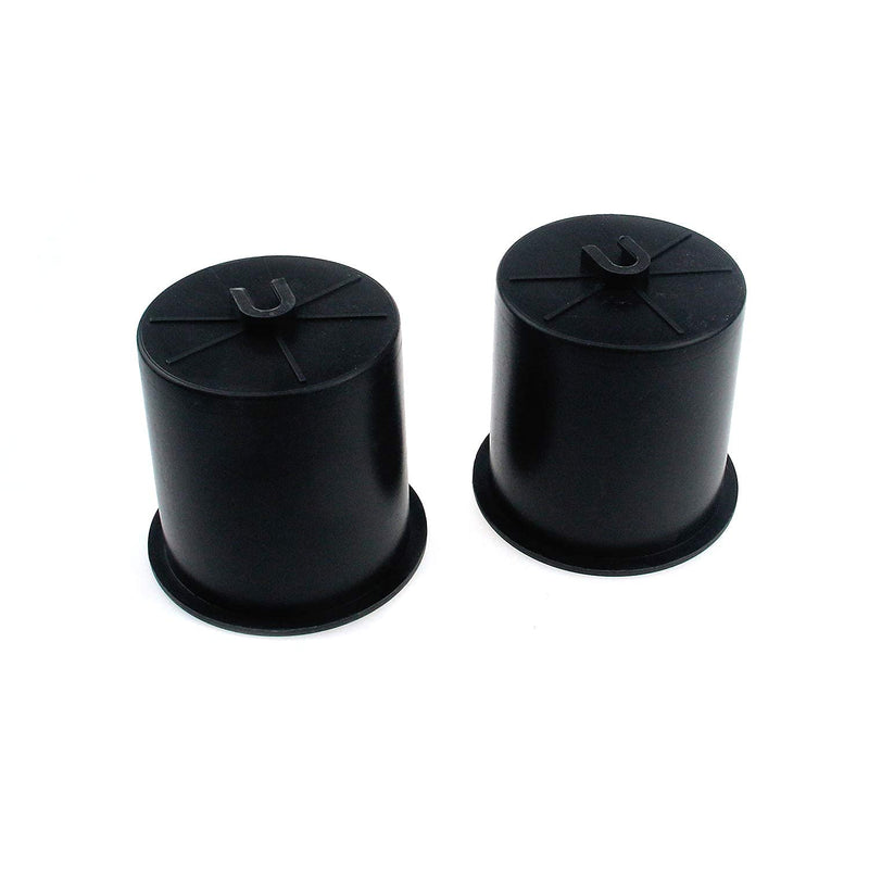 Quluxe Sofa Cup Holder, The Ultimate Anti-Spill Couch Coaster Holder Plastic Drink Holder for Your Sofa or Car - Black (Pack of 4) 10.5 x 10.5 x 10cm
