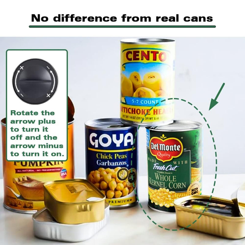 Fake Can Diversion Safe，Perfect for Hiding Storage Key，Cash ，Jewelry， Card，Coins-Keep Your Valuables Safe-Corn Classic