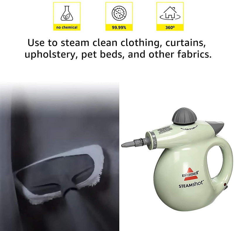 KEEPOW Universal Microfiber Cloths for Handheld Steam Cleaner, Compatible with Bissell Steam Shot, Comforday, PurSteam, Washable Rags, 8 Pack