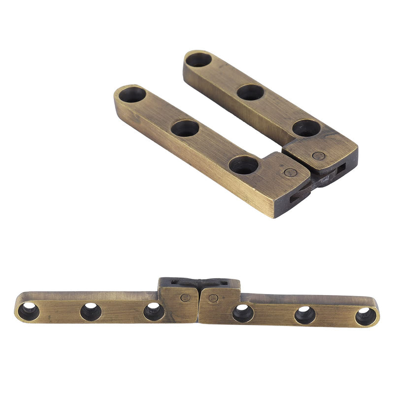 Folding Butt Hinge 90 Degree Folding Butt Hinge Butt Hinges for Cabinet Doors Flap Small Door Hinge Strap Home Furniture Hardware Accessory for Cabinet Gate Closet