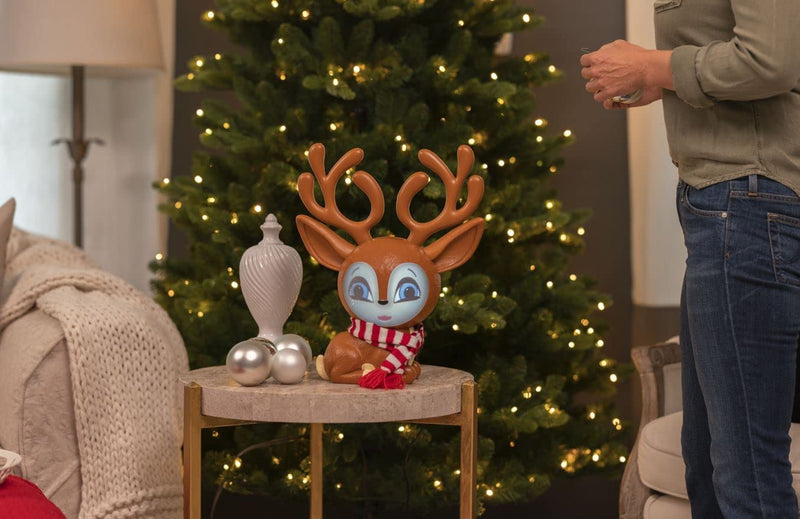 Fawny Talking Animated Reindeer with Built in Projector & Speaker Plug'n Play