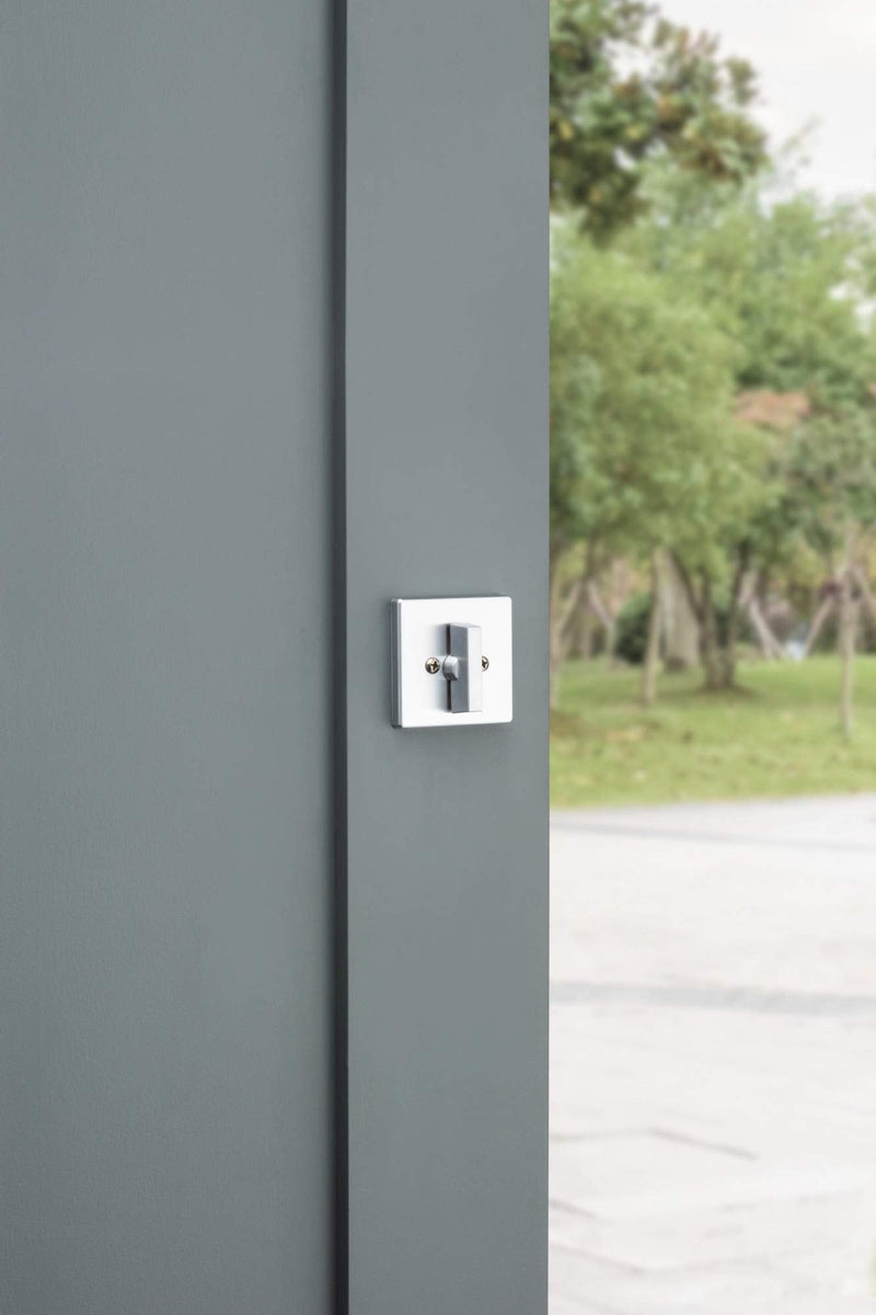 Kwikset 663SQT Privacy One Sided Deadbolt from The Signature Series - Satin Nickel