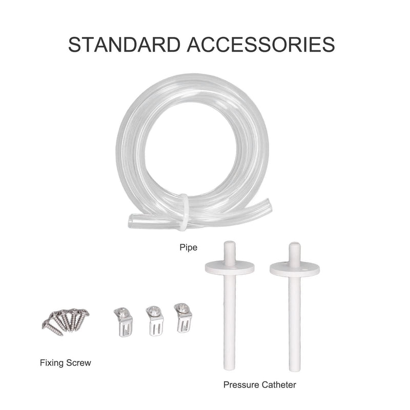 Hvac Differential Pressure Switch Pressure Differential Switch | Waterproof Heating Ventilation Furnace Vent Air Pressure Switch 50~500pa Sense 20pa Differential Pressure(LF32-05) Lf32-05