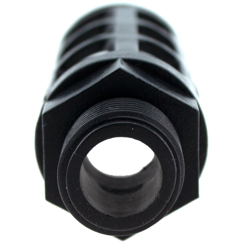 TAODAN 7pcs Plastic Exhaust Air Silencer, 3/8" Air Line Pneumatic Muffler Black Air Compressor Fitting 3/8 inch 7pcs
