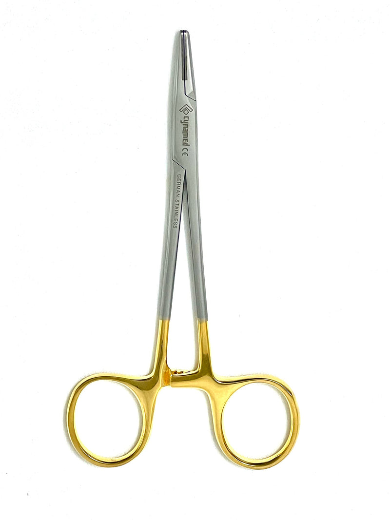 Premium German Mayo Hegar Needle Holder Driver |Needle Driver with Tungsten Carbide Inserts Tip |Dental Medical Ortho Needle Holder Locking| Sizes (Mayo hegar N/H 5") Mayo hegar N/H 5"