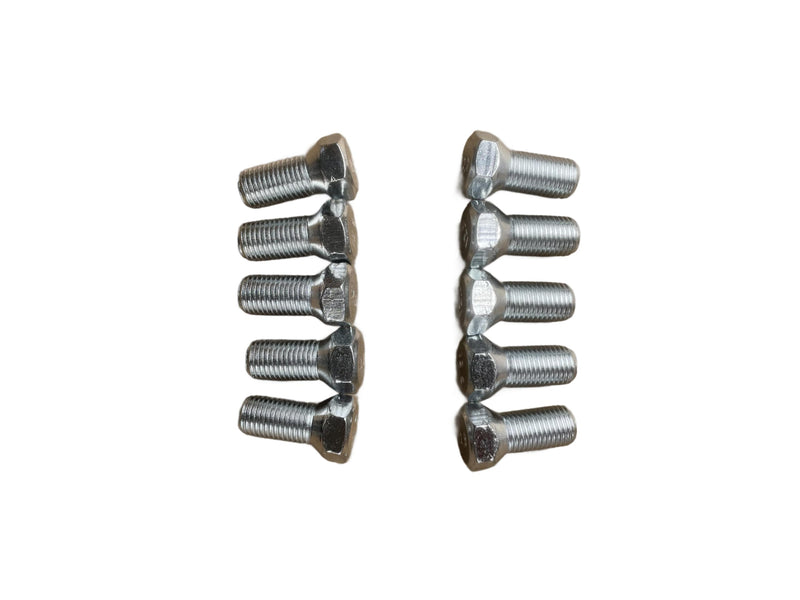 10pcs Wheel Bolts MT1046 JD20 MT2228 Replacement for John Deere 110 110H 112 112H 140 325 425 1600 1620 WF1620 3215 3235 8700 8800 Mowers, Gator 4X2 6X4 UTV