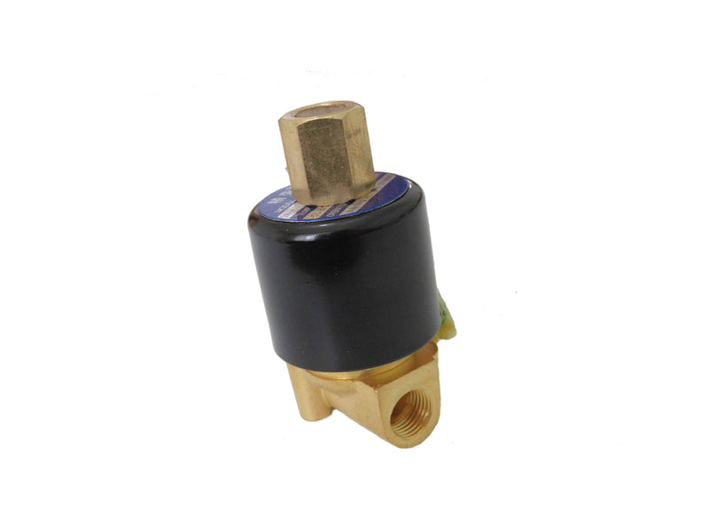 1/4 inch Normally Open 110V-120V AC Brass Solenoid Valve NPT