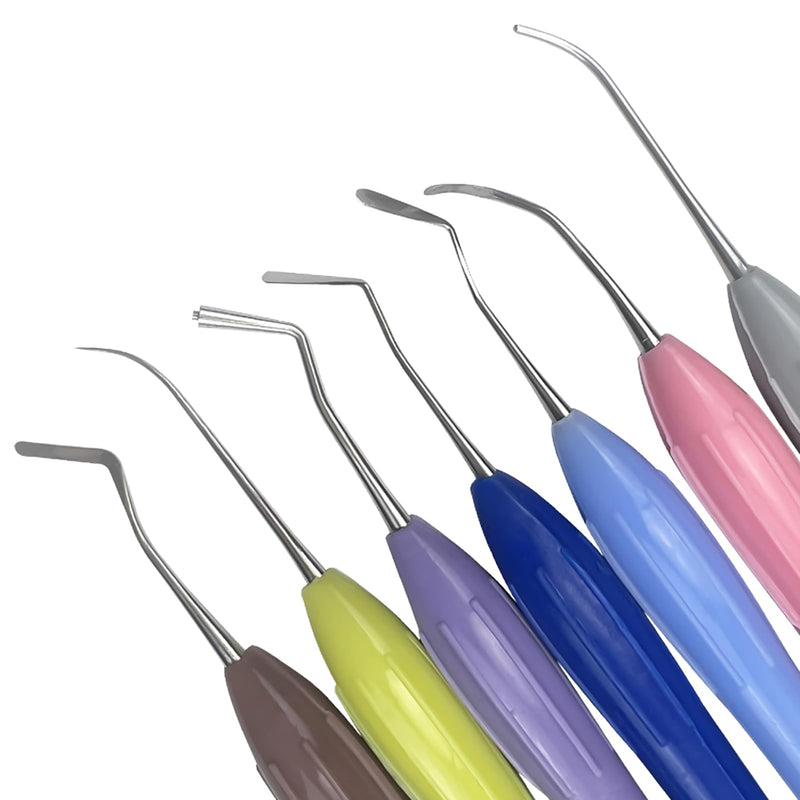 Dental Composite Resin Filling Spatula, YOUYA DENTAL 1PC Resin Filled Restorative Instrument Filler Silicone Handle Spatula Aesthetic Restoration Resin Filler Dentist Tools Dentistry Tools Non-Slip 1PC Brown - Applica