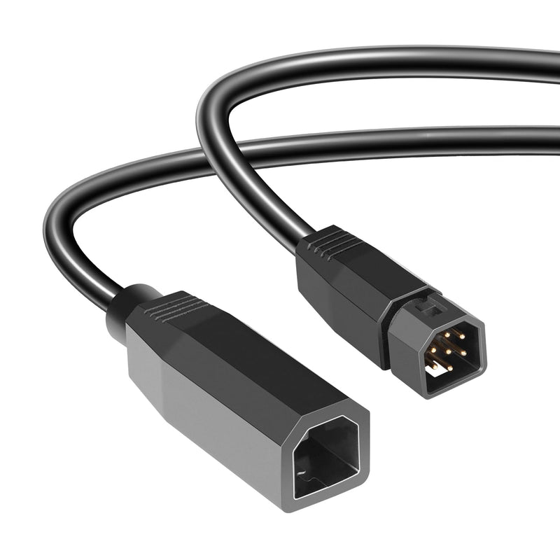720107-1 Transducer Adapter Cable 10ft. Replace for 9-M360-2-DDI-Y Mega 360 & 2D/MDI 7-Pin Y-Cable, fit for Helix 15/12/10/9/8 Fish Finders, Compatible with MEGA 360