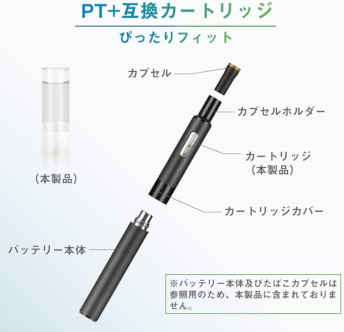 ARASHI Ploom Tech Plus with 2 Compatible Cartridges, 30 Pieces, Super Hard Mint, Menthol, Compatible with Plumuteck, Compatible with Wise, Liquid Products, Capsule Compatible, Explosive Smoke, - NewNest Australia