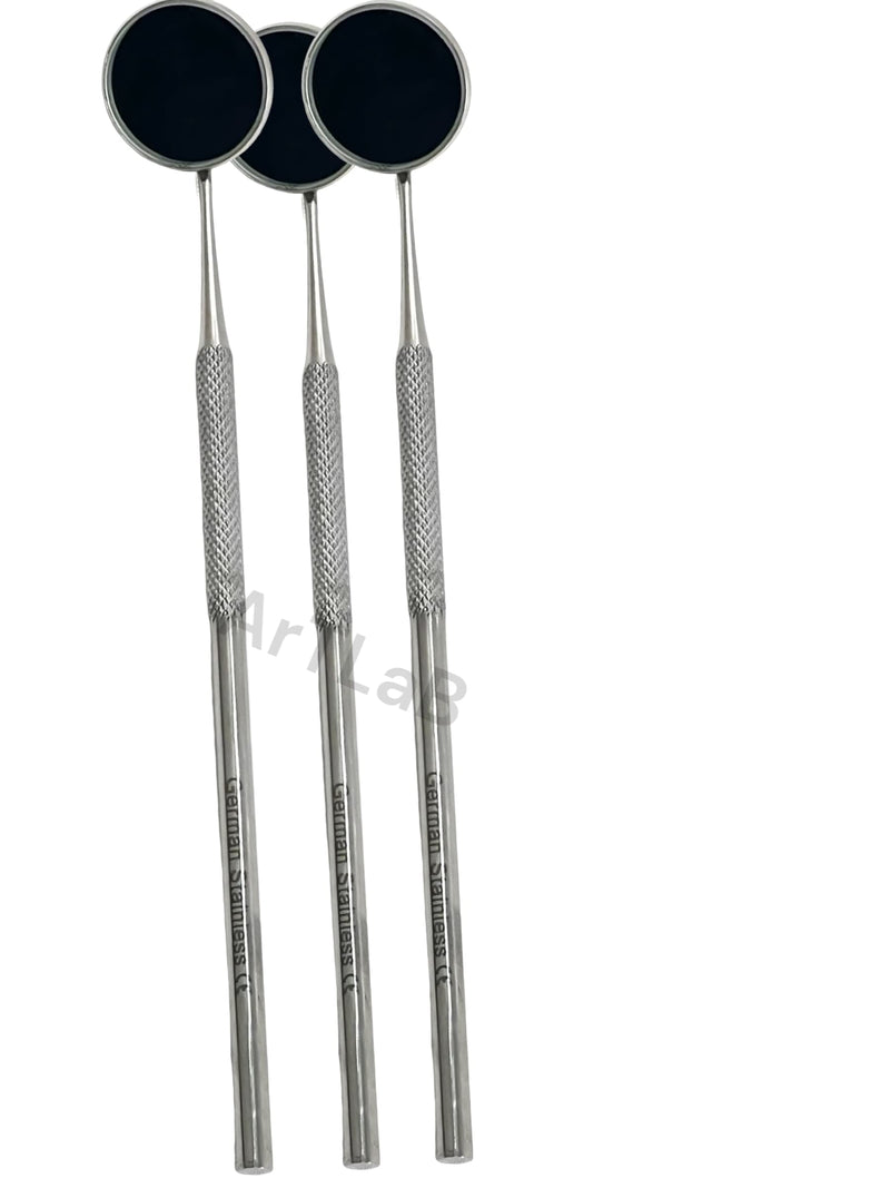 New Premium 10 Each Dental Mouth Mirror #5 with Handle Stainless Steel Dental mirror Stainless Steel with Handles | Dental Mouth Mirror Teeth Inspection Cleaning |Dental Mirror Handle