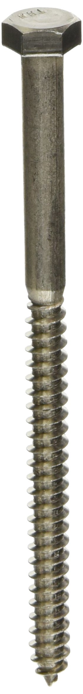 The Hillman Group 964596 5/16 x 5-Inch Stainless Steel Hex Lag Screw, 10-Pack