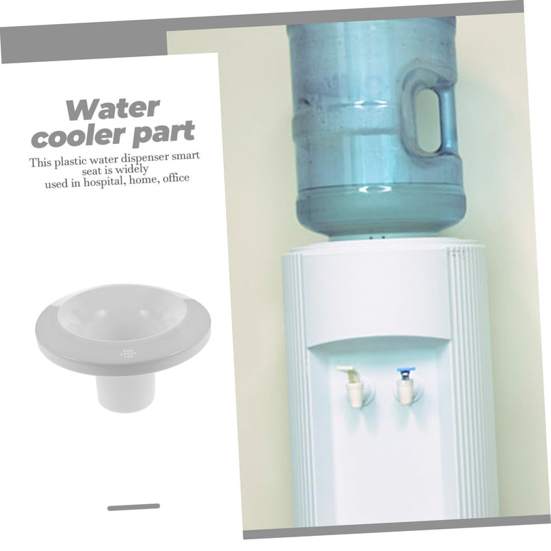 Water Dispenser Replacement Smart Seat for Bottled Water Coolers - Plastic Top Cover with Smooth Surface for Glacier Bay Dispenser White