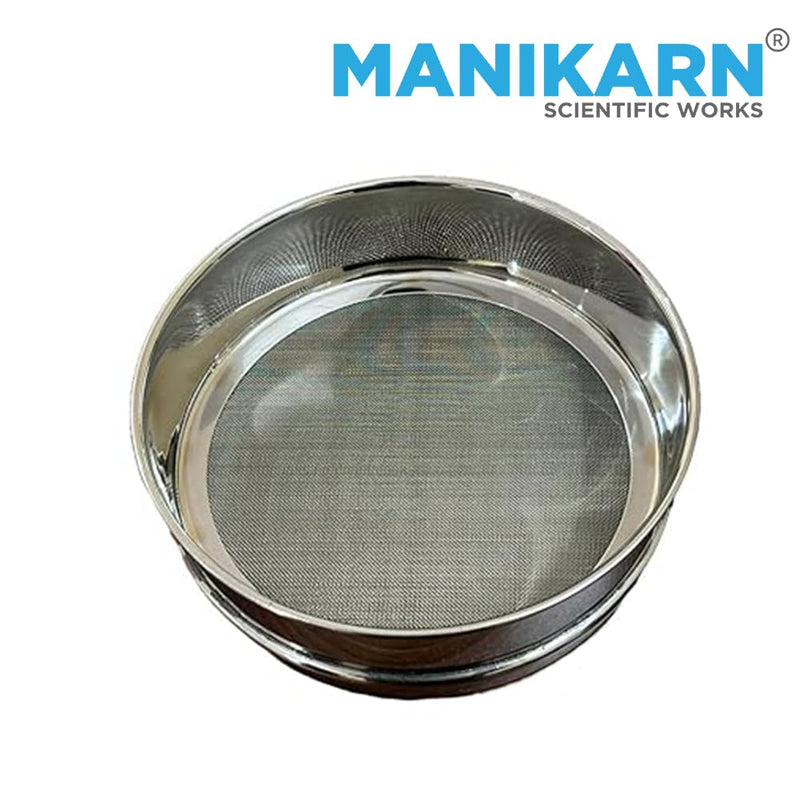 Test Sieve 8 Inch (200mm) – 600 Micron Mesh, ASTM No. 30 – Grade 304 Stainless Steel Frame & Mesh – Laboratory Sieve for Soil, Sand, and Particle Size Analysis 30 Mesh (600 micron)