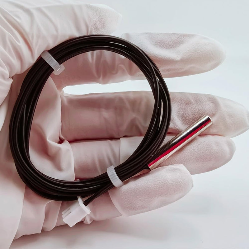 4pcs NTC 10K 3950 Thermistor 1 M, 10K Thermistor Temperature Sensor Probe, Stainless Steel 3950 NTC 10K Temp Sensor Probe use for Water Dispenser/Refrigerators/Freezers,etc. 4pcs NTC 10K 3950 Thermistor 1 Meter
